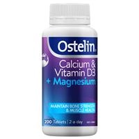 Ostelin Calcium & Vitamin D3 + Magnesium 200 Tablets