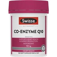 Swisse Ultiboost Co-Enzyme Q10150mg 180Tablets