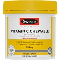 Swisse Ultiboost Vitamin C Chewable 500mg 310 Tablets