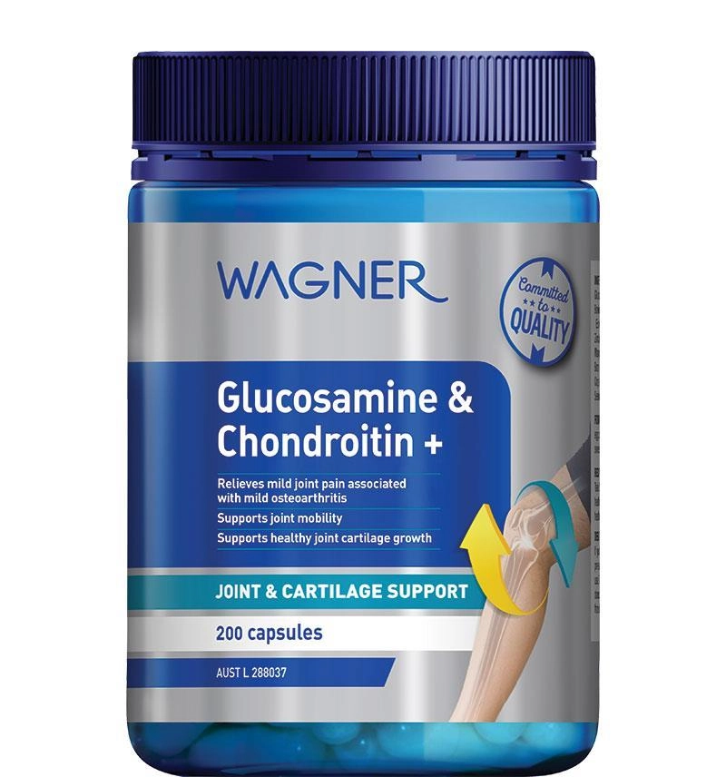 Wagner Glucosamine & Chondroitin + 200 Capsules