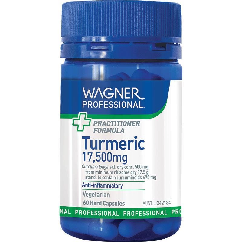 Wagner Professional Turmeric 17500mg 60 Vegetarian Capsules