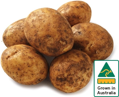 Australian Brushed Potatoes 2kg Bag