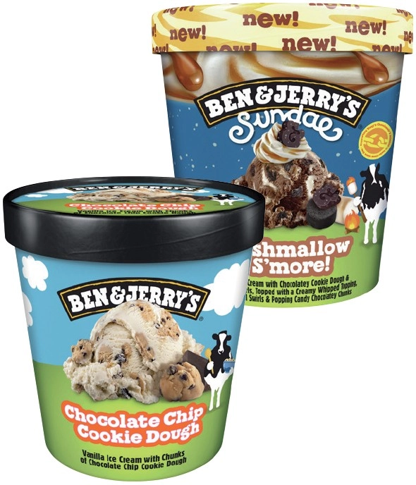 Ben & Jerry’s Ice Cream 427-465mL Selected Varieties