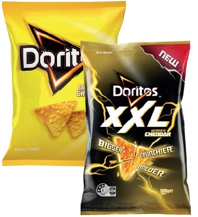 Doritos Corn Chips 150‑170g Selected Varieties