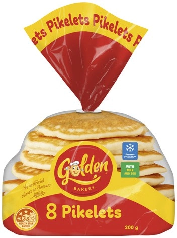 Golden Pikelets 8 Pack