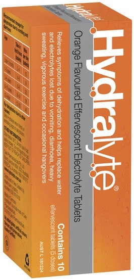 Hydralyte Effervescent Electrolyte Tablets 10 Pack Selected Varieties*