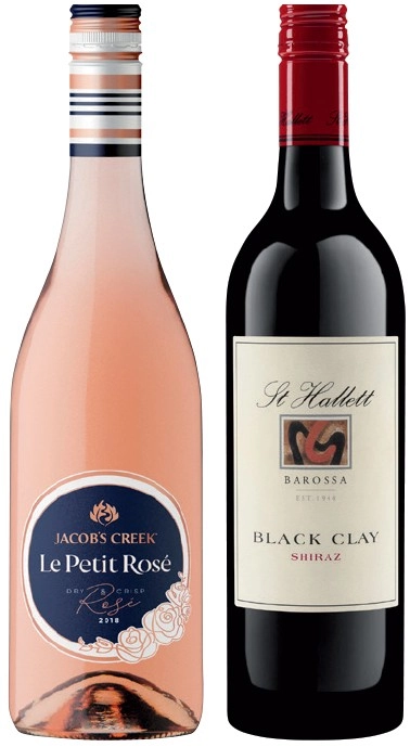 Jacob’s Creek Le Petit Rose or St Hallett Black Clay 750mL Varieties