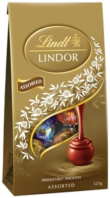 Lindt Lindor Chocolate Bag 123‑125g Selected Varieties