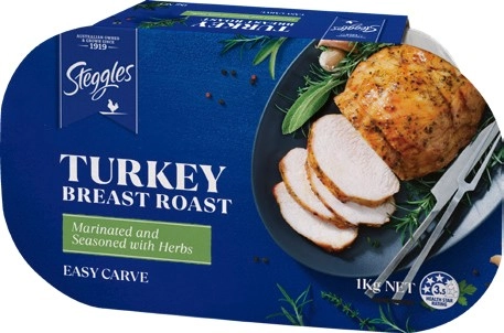 Steggles Frozen Turkey Breast Roast 1kg*