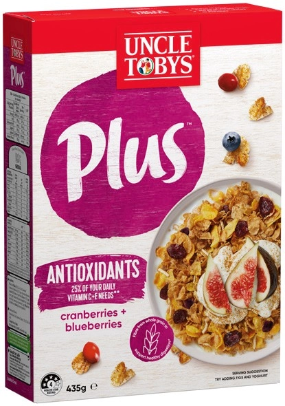 Uncle Tobys Plus 410-435g or Cheerios 320g Selected Varieties