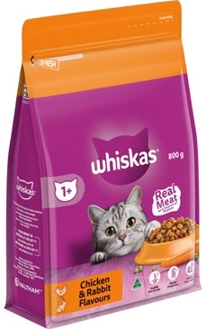 Whiskas Dry Cat Food 800g Selected Varieties