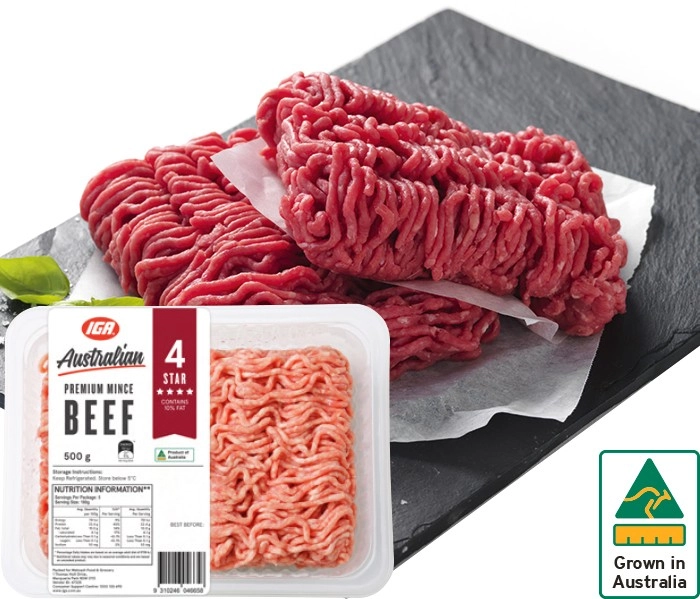 Australian Premium Beef Mince 500g