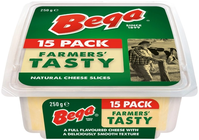 Bega Cheese Slices 15 Pack Selected Varieties