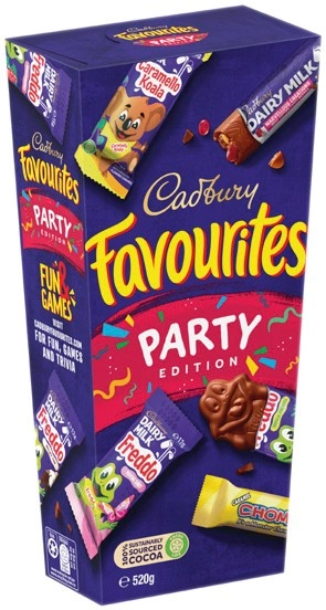 Cadbury Favourites 520g Selected Varieties