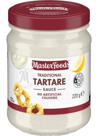 MasterFoods Tartare 220g, Mint Jelly 290g or Seafood Cocktail Sauce 260g