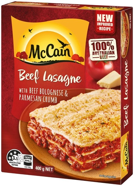 McCain Redbox Frozen Meal 375‑400g Selected Varieties