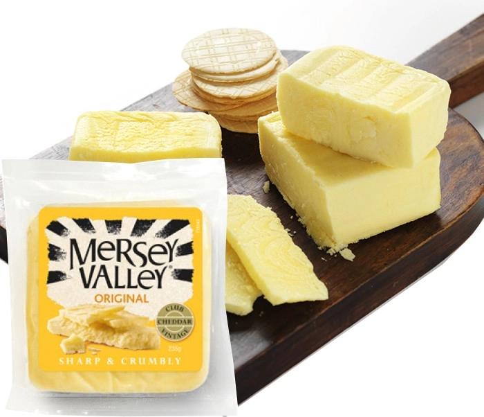 Mersey Valley Vintage Cheddar Cheese 235g Selected Varieties