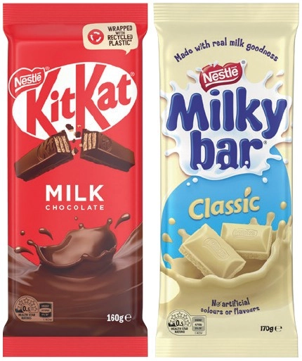 Nestlé Chocolate Block 118-180g Selected Varieties