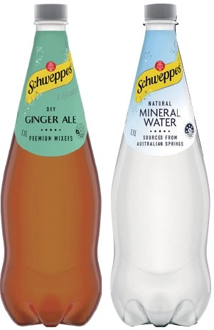 Schweppes Mineral Water, Soft Drinks or Mixers 1.1 Litre Selected Varieties