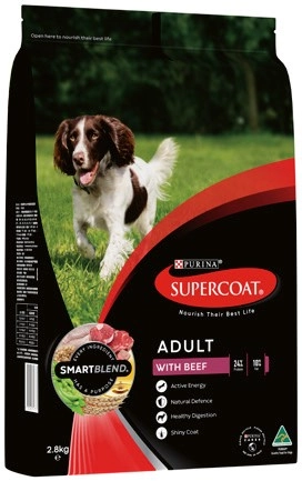 Supercoat Smart Blend Dry Dog Food 2.6‑2.8kg Selected Varieties