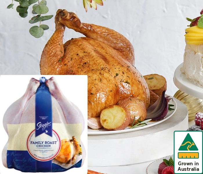 Australian Steggles Whole Family Roast Chicken