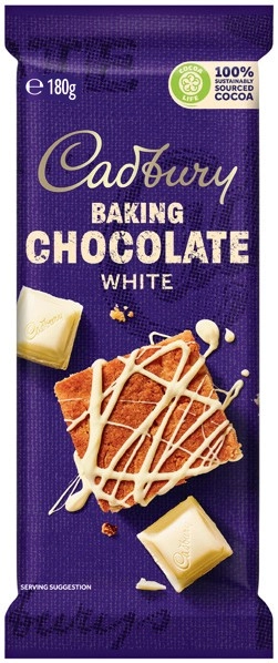 Cadbury Baking Chocolate Block 180g, Chips 200g or Melts 225g Selected Varieties