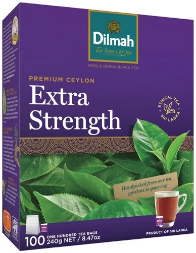 Dilmah Premium Ceylon Extra Strength Tea Bags 100 Pack