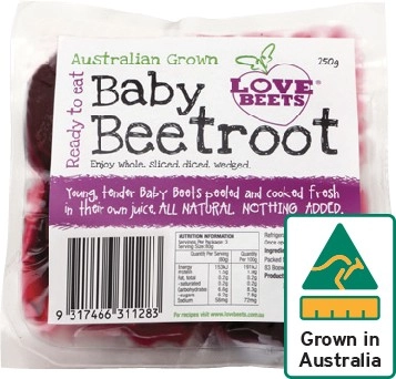 Love Beets Baby Beetroot 250g Pack