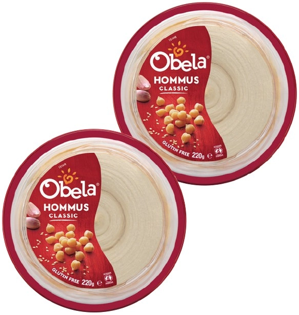 Obela Hommus Dip 220g Selected Varieties