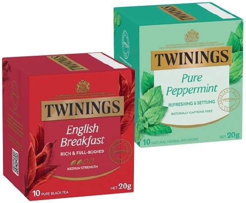 Twinings Tea Bags 10 Pack Selected Varieties