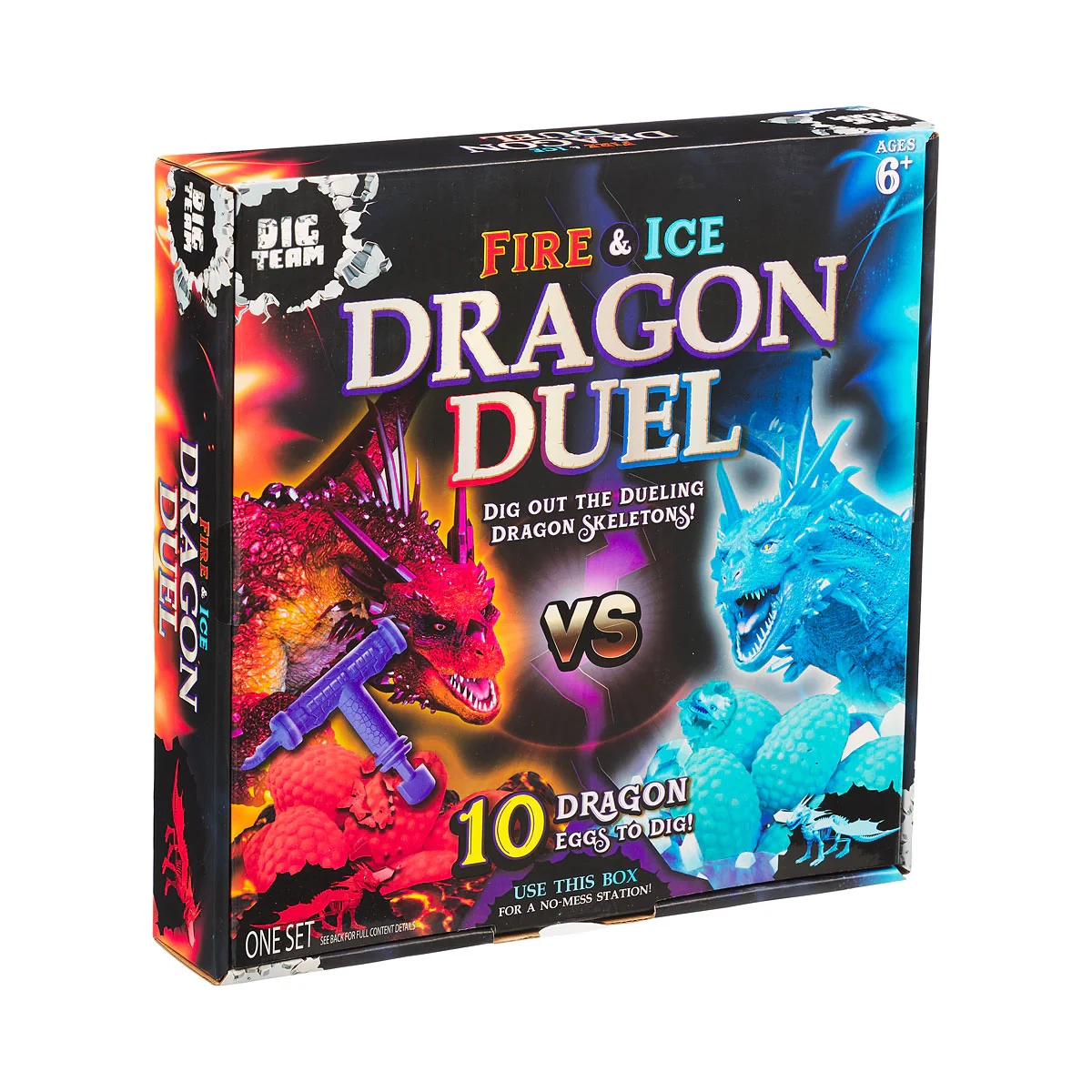 10 in 1 Fire and Ice Dragon Dig Kit