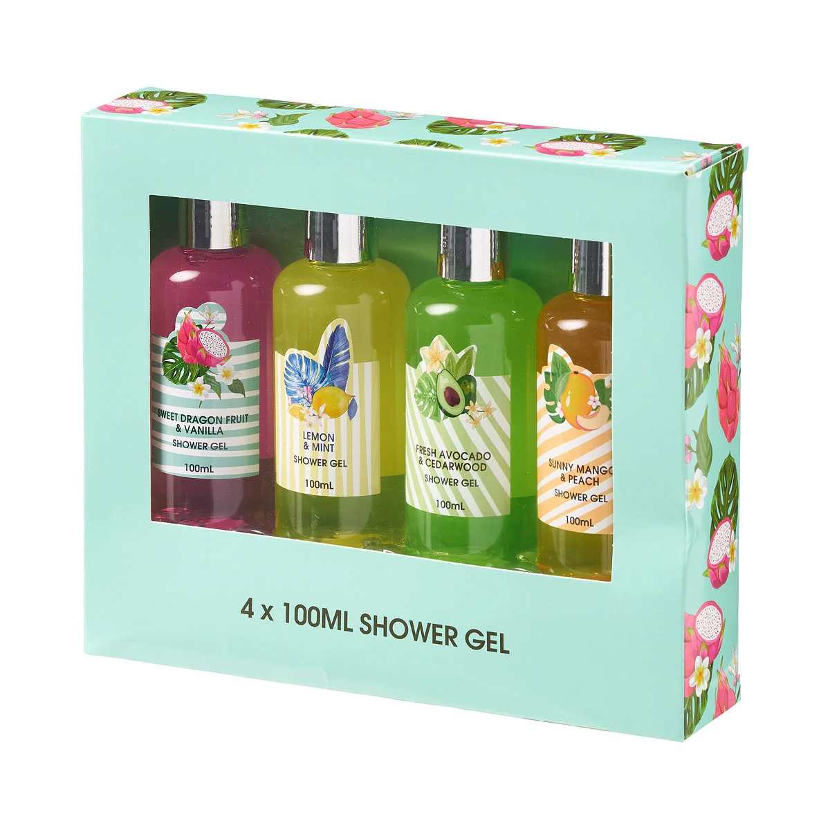 Fresh Fruit Shower Gel 4pk