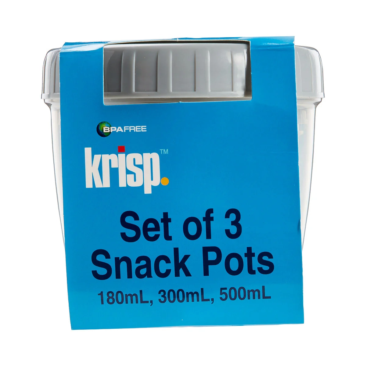 Krisp Snack Pots 3pk