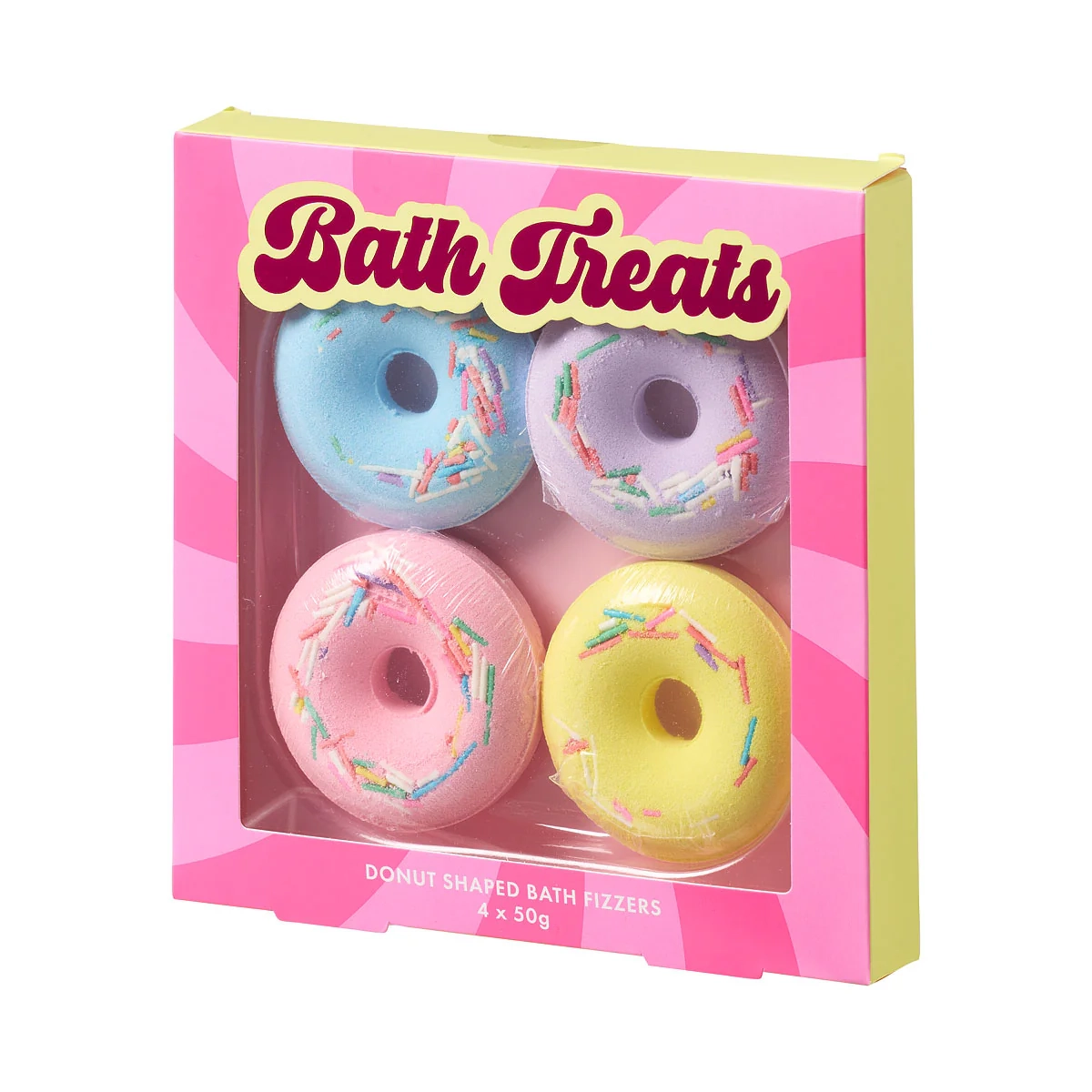 Sprinkles Bath Fizzer Donut x4 50g