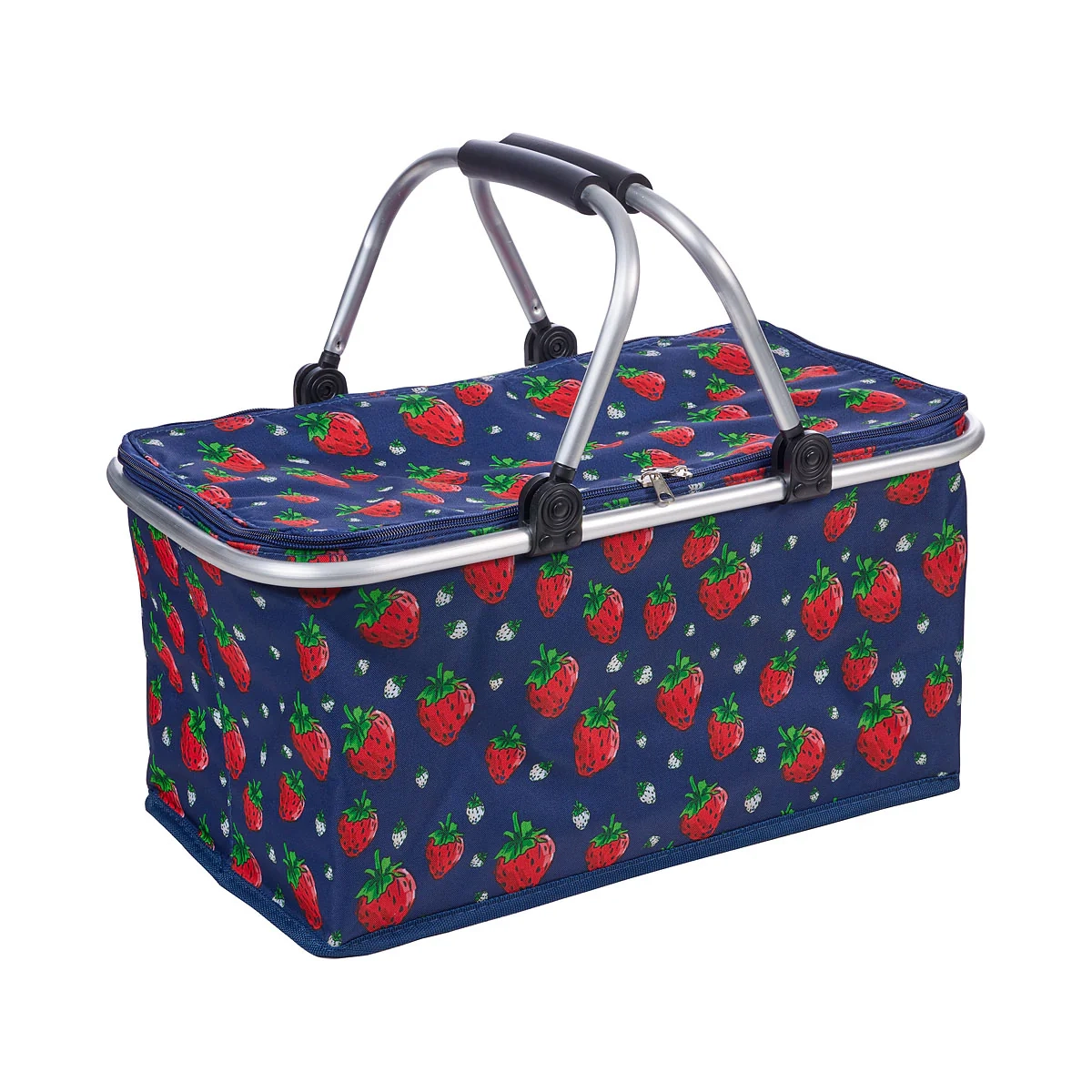 Strawberry Collapsible Picnic Basket