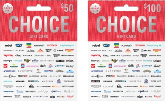 10% off TCN Choice Gift Cards