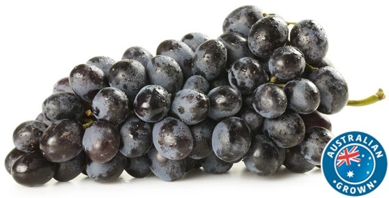 Australian Loose Black Seedless Grapes