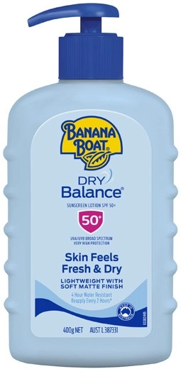 Banana Boat Dry Balance Sunscreen SPF50+ 400g^