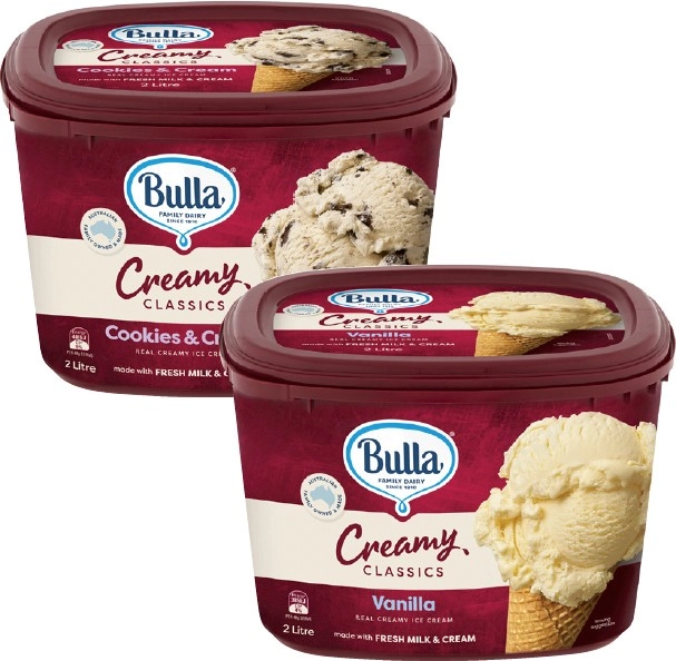 Bulla Creamy Classic 2 Litre