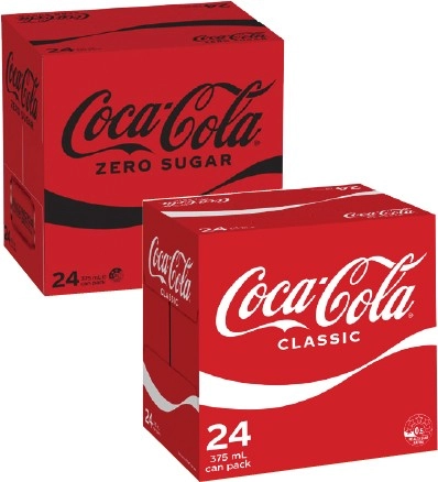 Coca-Cola Soft Drink 24x375mL