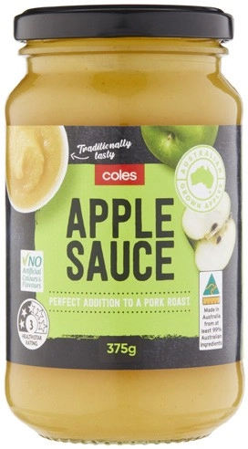 Coles Apple Sauce 375g