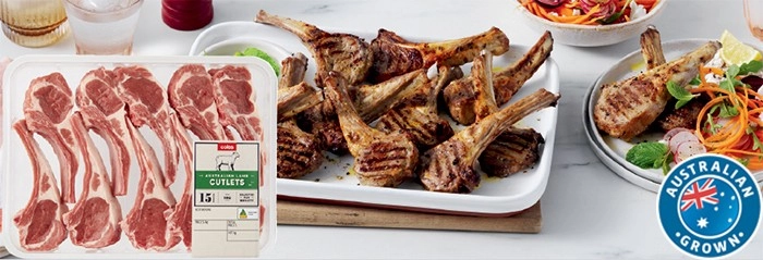 Coles Australian Lamb Cutlets