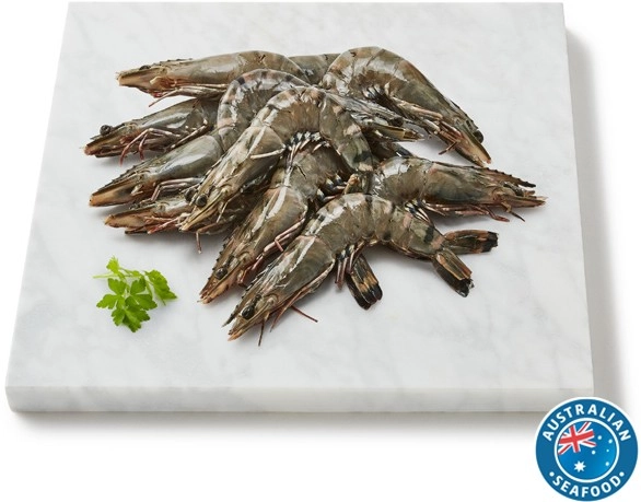 Coles Australian Thawed Raw Extra Large Black Tiger Prawns