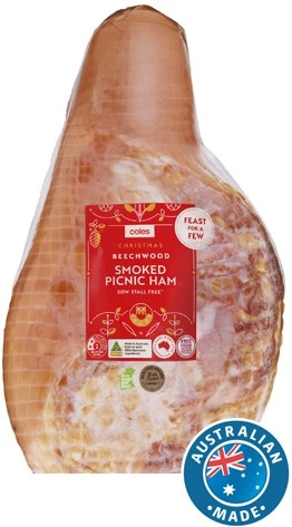 Coles Beechwood Smoked Picnic Ham