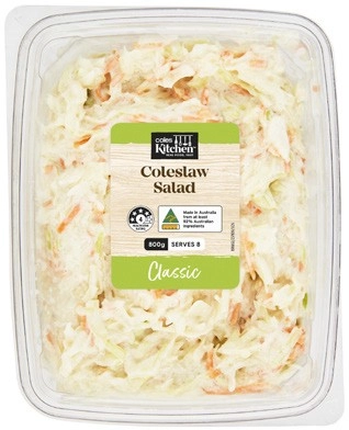 Coles Kitchen Coleslaw Salad 800g