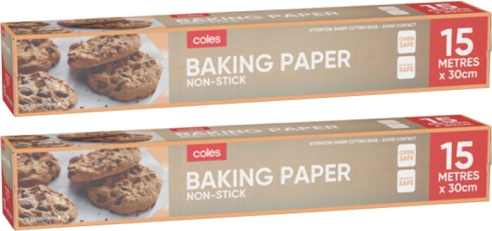 Coles Non-Stick Baking Paper 15 Metres