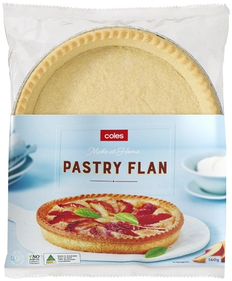 Coles Pastry Flan 160g