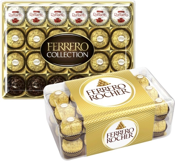 Ferrero Rocher 30 Pack 375g or Collection Chocolate Gift Box 24 Pack 269g