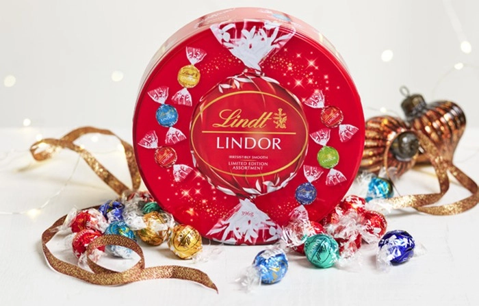 Lindt Lindor Limited Edition Round Tin 396g