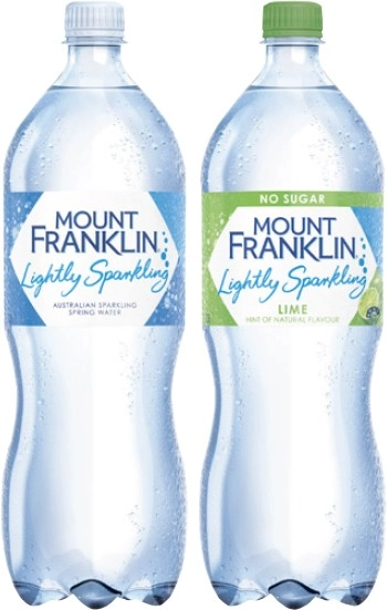 Mt Franklin Lightly Sparkling Water 1.25 Litre